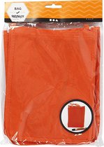 Tas. oranje. afm 20x15x7 cm. 4 stuk/ 1 doos