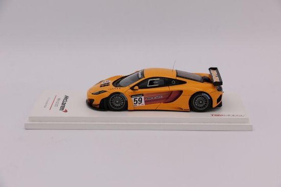 De 1:43 Diecast Mofdelcar van de McLaren MP4-12C GT3 #59 presentatie Car 2011.The fabrikant van het schaalmodel is Truescale Miniatures. - TrueScale Miniatures