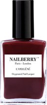 Nailberry L'Oxygéné Nagellak 12 Free - Dial M for Maroon