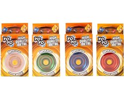 Basic Stalen Jojo met Super Spin Assorti