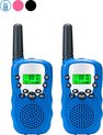 foto van Vivid Green® Walkie Talkie voor Kinderen – Portofoon – Talkies - Oplaadbaar – Speelgoed – 3 KM Bereik – Blauw
