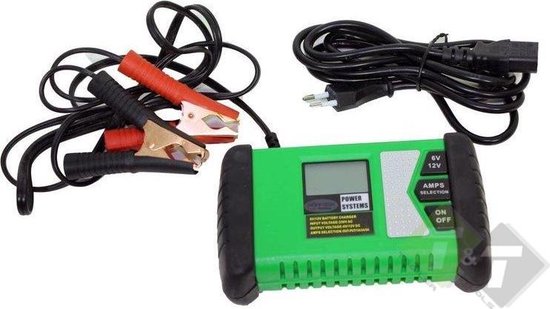 hq acculader 7traps 12v 20 ampere automatische batterijlader