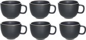 Cosy&Trendy Galloway Black Espressokopje - Ø 7.3 cm x 5.7 cm - Set-6