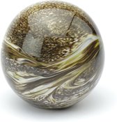 Urn / Mini Urn - Urn Bol Marble aarde 1,5L - Urn voor as - Urn Hond - Urn Kat - Urn Glasobject - Urn Kunst - As-Gedenkstuk - Glasurn