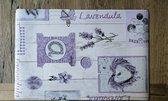 Afwasbare placemat - Hoogwaardig - Rechthoekig - 31 x 45 cm - Lavendel - Set van 4 stuks