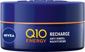 NIVEA Q10 Energy Recharging Night Care - Nachtcrème - Alle huidtypen - Met Q10, vitamine C en Vitamine E - 50 ml