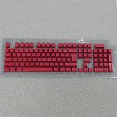 Keycaps - Rood - Rode Keycaps - Red keycaps -  Double Shot Keycaps - Pbt Keycaps - Double Shot keycaps - Toetsenbord Key Caps