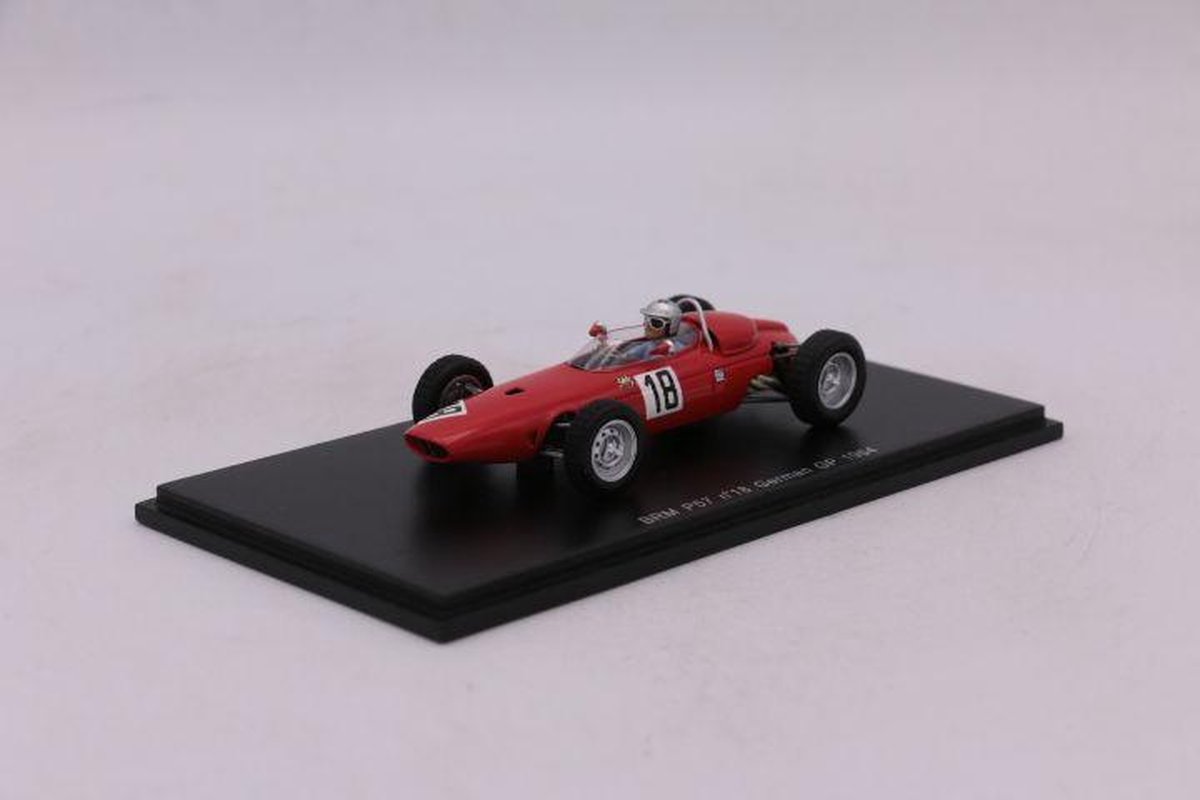 1:43 BRM P57 #18 Duitse GP 1964 Giancarlo Baghetti Spark modelautos