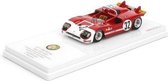 The 1:43 Diecast Modelcar of the Alfa Romeo Tipo 33/3 #32 of the 12H Sebring 1971. The driver was Henri Pescarolo. The manufacturer of the scalemodel is Truescale Miniatures.This model is only available online