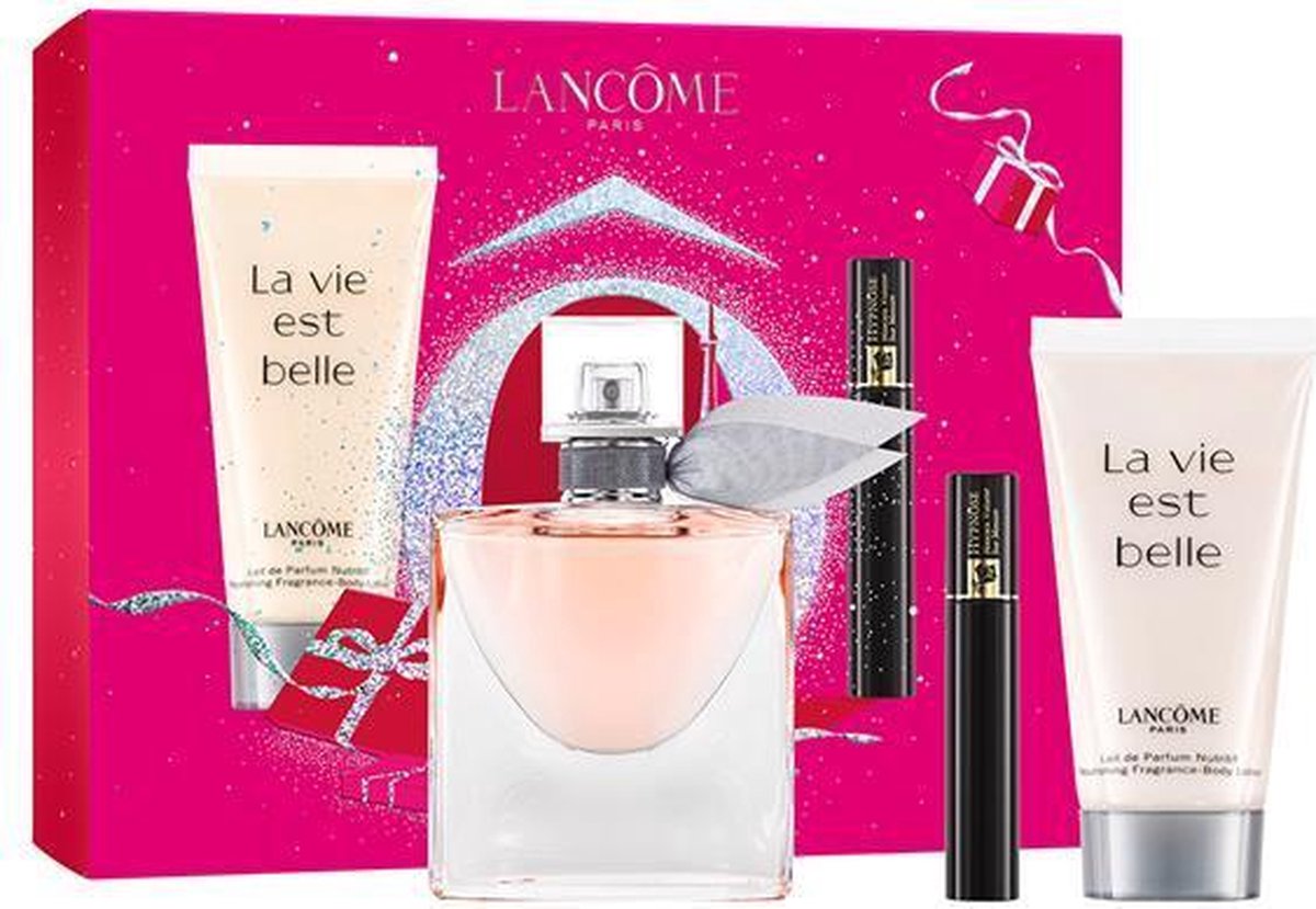 Lancome La Vie Est Belle geschenkset - 30ml eau de parfum + 50ml bodylotion + 2ml Hypnose mascara - Lancôme