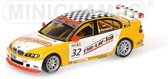 The 1:43 Diecast Modelcar of the BMW 320i , Team Wiechers Sport #32 Winner ETCC Independents Trophy 2005. The driver was Marc Hennerici. The manufacturer of the scalemodel is Minichamps.This model is only available online