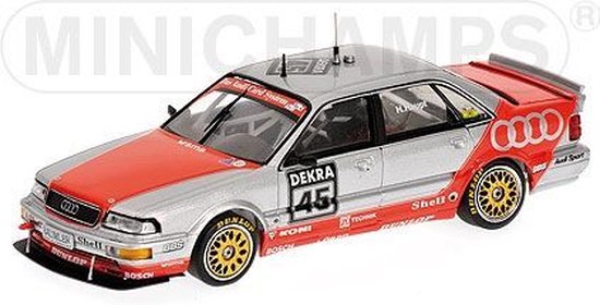 Audi V8 DTM #45 H. Haupt 1992 - 1:43 - Minichamps | bol