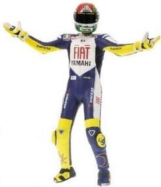 スポーツ Valentino Rossi Figurine 2008 Misano Valentino Rossi 2008 Diecast And figure || MINICHAMPS || Leo