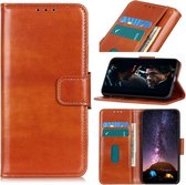 Samsung Galaxy M51 hoesje - Wallet bookcase - Bruin - GSM Hoesje - Telefoonhoesje Geschikt Voor: Samsung Galaxy M51
