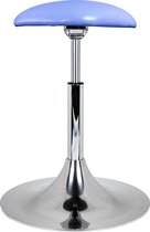 Balergo balanskruk - ergonomische kruk - met trompetvoet en chroom onderstel