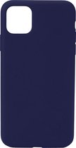 iPhone 12 Hoesje Royal Blauw - iPhone 12 Case Siliconen Backcover Case - geschikt voor Apple iPhone 12 Case Back Cover