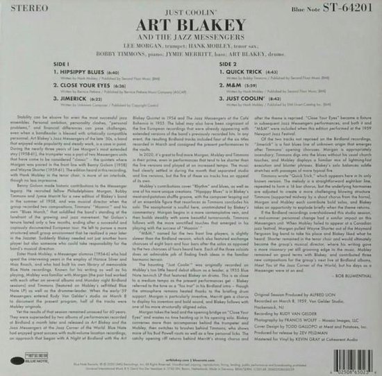 Art Blakey & The Jazz Messengers Just Coolin' (LP), ART BLAKEY & THE