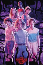 Stranger Things poster - Eleven - Seizoen 2 - Mike - Dustin - formaat 61 x91.5cm