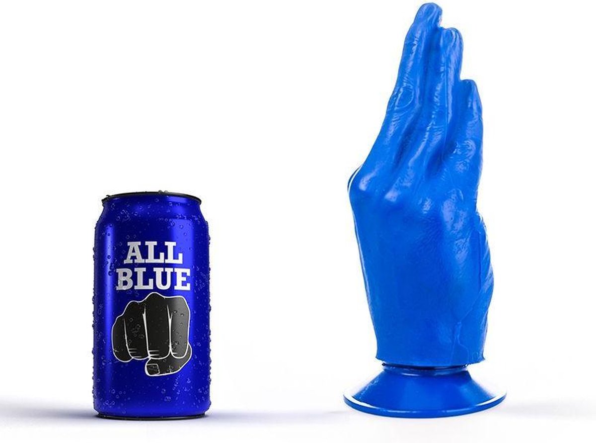 All Blue Fisting Dildo 21 cm - blauw