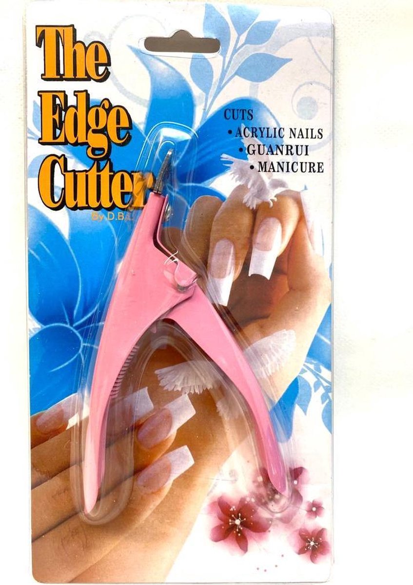 Nageltip Knipper - Kunstnagels Knipper - Tip Cutter - Roze