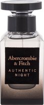 Abercrombie & Fitch Authentic Night Man Eau de Toilette - 50ml - Herenparfum