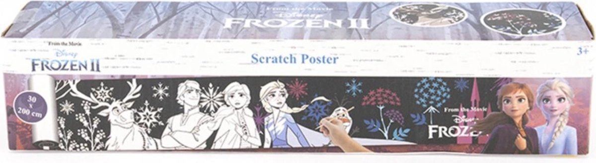 Scratch poster Disney Frozen II - 30 x 200 cm | bol.com