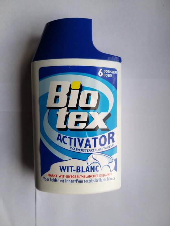 Biotex Activator Wasversterker Witte Was - 2 x 300 gram - Voor helder en wit linnen