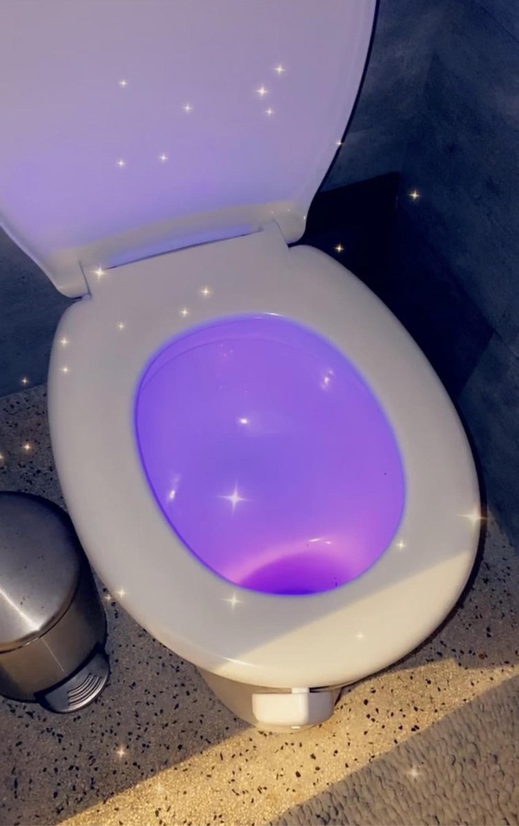 Onbepaald vervormen Necklet Neon Tales Wireless Smart WC-Lamp (Multicolour LED) met sensor - Rond  Design Toilet... | bol.com