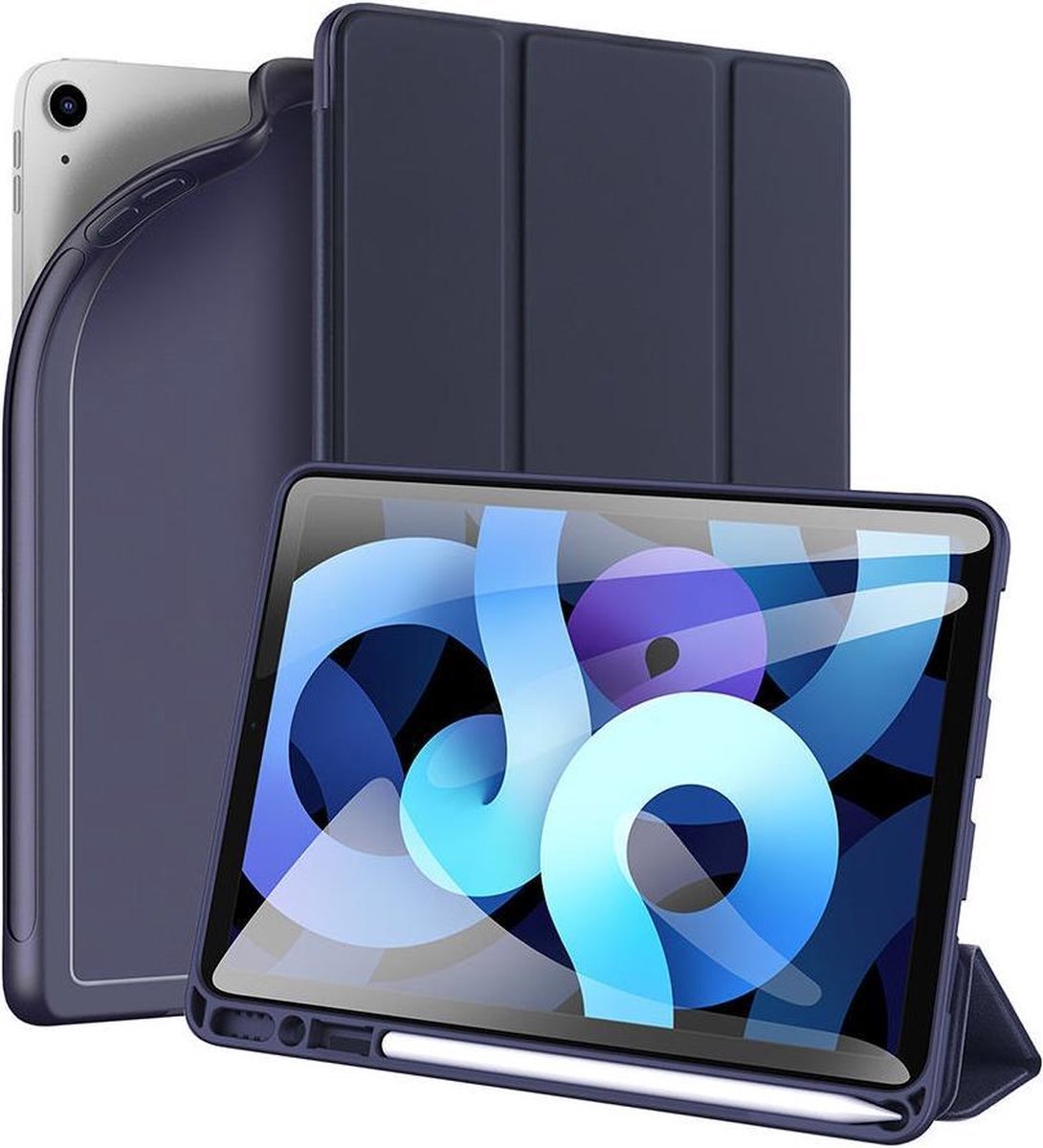 Dux Ducis Osom Series Hoes Geschikt voor Apple iPad Air 2020 / 2022 Tri-Fold Blauw