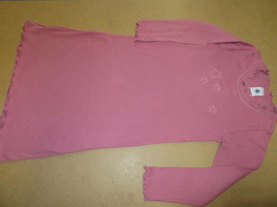 Petit Bateau - Nachthemd - Slaapkleedje -ster oud roze  -4 jaar  102
