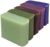 Soap bar set - handzeep savon de marseille Aloe vera, huile d'olive, vanille, patchouli, violet 5x30 gr.
