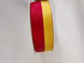 Voetballint rood/geel 2,5 cm