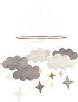 Fantasy Clouds Baby Mobiel - Rusty Grey