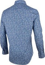 Overhemd Benito Blauw Print (1001066 - 60103)