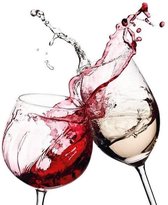 Fotobehang - Wine Glasses 384x260cm - Vliesbehang