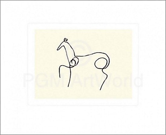 Kunstdruk Pablo Picasso - Le Cheval 50x60cm