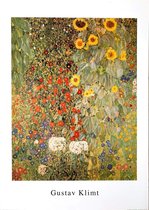 Gustav Klimt - Giardino di campagna Kunstdruk 50x70cm