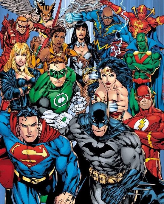 DC Comics Cast Poster 40x50cm