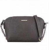 David Jones Mini Crossbodytas - Grijs - met ketting