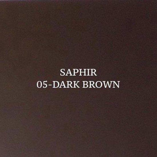 Saphir Tenax Lederverf - spuitbus - 400 ml, Saphir 005 donker bruin