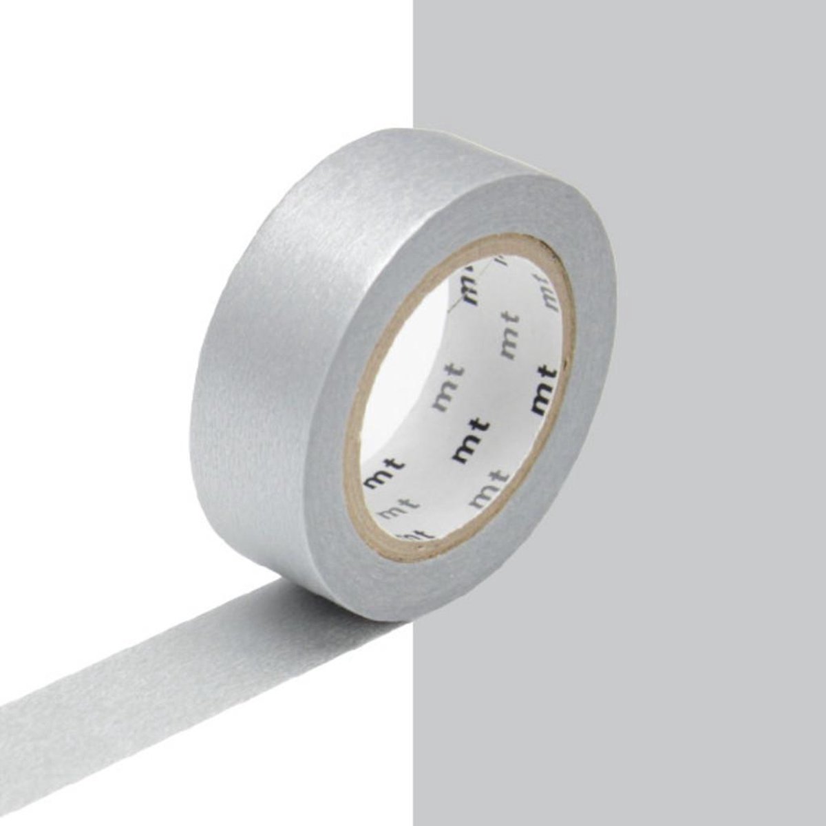Washi Tape Zilver - 7 meter x 1,5 cm. - MT Masking Tape Silver