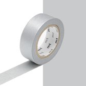 Washi Tape Zilver - 10 meter x 1,5 cm. - MT Masking Tape Silver