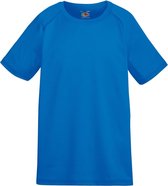 Fruit Of The Loom Kinderen Unisex Prestatie Sportskleding T-Shirt (2 stuks) (Royaal Blauw)