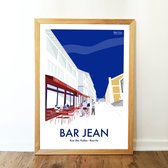 Poster Bar Jean - Wanddecoratie - Hoogwaardig papier - Ecologische inkt - Muurdecoratie -