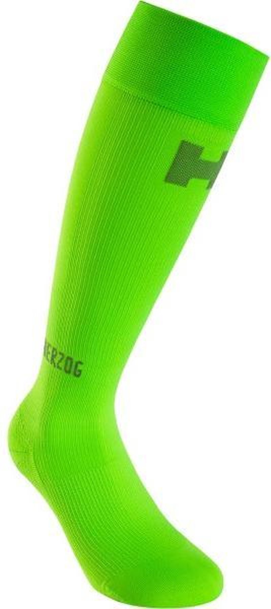 Herzog PRO Compressiekousen Maat II - Groen  - 40-44 - Short