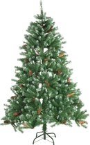 Bol.com Christmas Gifts Kerstboom Empire Spruce met sneeuw en dennenappels - 180 cm - 708 toppen aanbieding