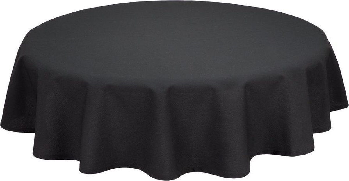 Treb Horecalinnen Tafelkleed Rond Black 163cm Ø - Treb SP