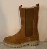 DWRS Chelsea boot Bochum suède cognac, maat 38