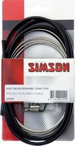 remkabel set Nexus rollerbrake 1600/2250 mm zwart/zilver