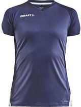Craft Pro Control Impact SS Tee Tennis Shirt Tenniskleding Dames Navy - Maat M